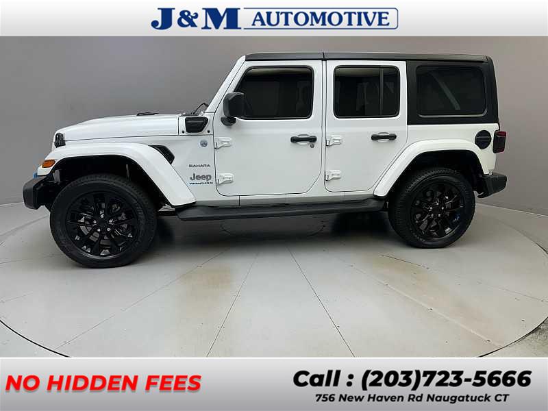 2023 Jeep Wrangler 4xe Sahara, available for sale in Naugatuck, Connecticut | J&M Automotive Sls&Svc LLC. Naugatuck, Connecticut 2023 Jeep Wrangler 4xe Sahara, available for sale in Naugatuck, Connecticut | J&M Automotive Sls&Svc LLC. Naugatuck, Connecticut
