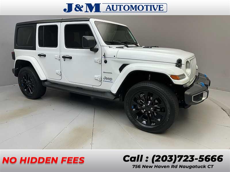 2023 Jeep Wrangler 4xe Sahara, available for sale in Naugatuck, Connecticut | J&M Automotive Sls&Svc LLC. Naugatuck, Connecticut 2023 Jeep Wrangler 4xe Sahara, available for sale in Naugatuck, Connecticut | J&M Automotive Sls&Svc LLC. Naugatuck, Connecticut