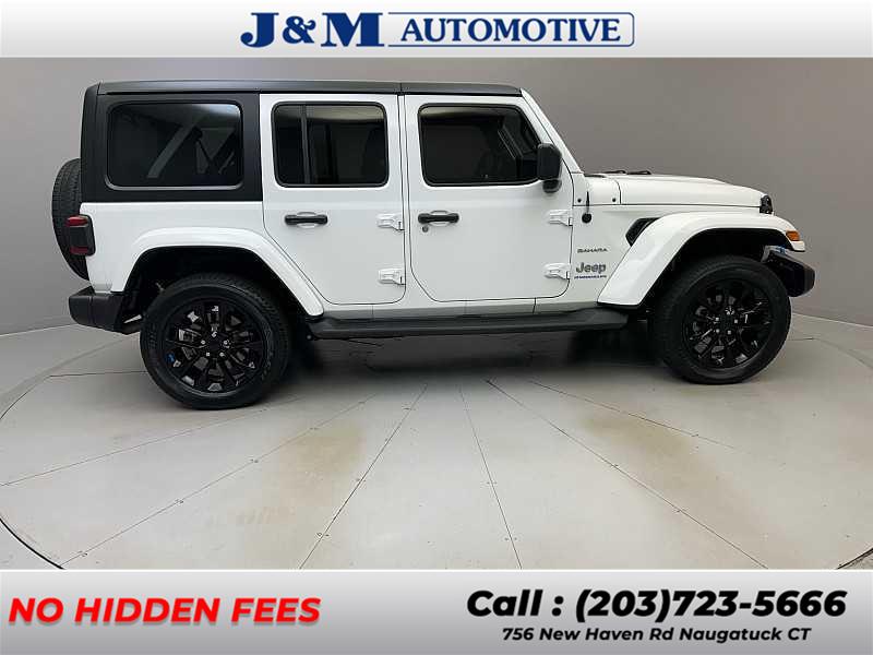 2023 Jeep Wrangler 4xe Sahara, available for sale in Naugatuck, Connecticut | J&M Automotive Sls&Svc LLC. Naugatuck, Connecticut 2023 Jeep Wrangler 4xe Sahara, available for sale in Naugatuck, Connecticut | J&M Automotive Sls&Svc LLC. Naugatuck, Connecticut