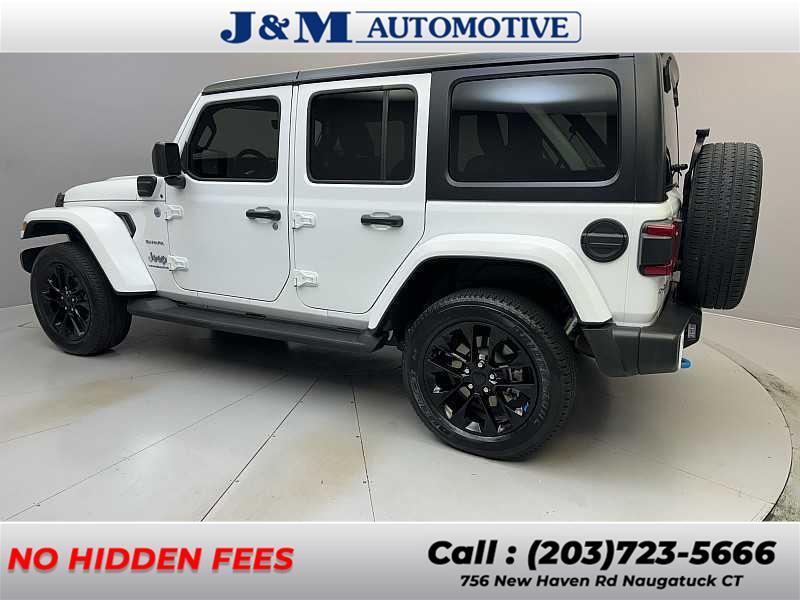 2023 Jeep Wrangler 4xe Sahara, available for sale in Naugatuck, Connecticut | J&M Automotive Sls&Svc LLC. Naugatuck, Connecticut 2023 Jeep Wrangler 4xe Sahara, available for sale in Naugatuck, Connecticut | J&M Automotive Sls&Svc LLC. Naugatuck, Connecticut