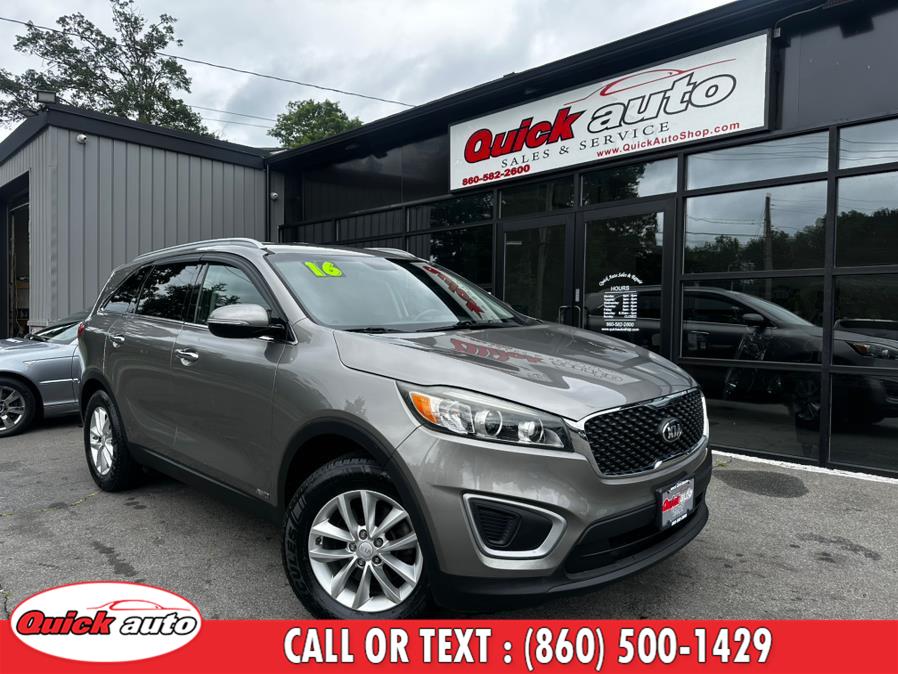2016 Kia Sorento AWD 4dr 2.4L LX, available for sale in Bristol, Connecticut | Quick Auto LLC. Bristol, Connecticut 2016 Kia Sorento AWD 4dr 2.4L LX, available for sale in Bristol, Connecticut | Quick Auto LLC. Bristol, Connecticut