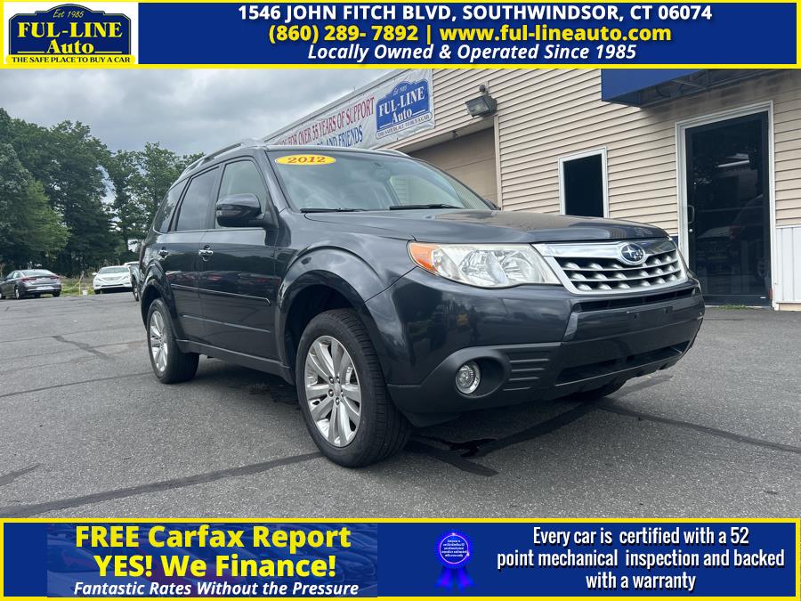 2012 Subaru Forester 4dr Auto 2.5X Touring, available for sale in South Windsor , Connecticut | Ful-line Auto LLC. South Windsor , Connecticut 2012 Subaru Forester 4dr Auto 2.5X Touring, available for sale in South Windsor , Connecticut | Ful-line Auto LLC. South Windsor , Connecticut