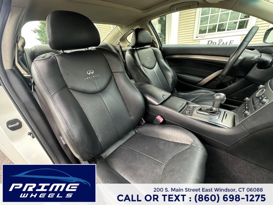 2011 Infiniti G37 Coupe 2dr x AWD, available for sale in East Windsor, Connecticut | Prime Wheels. East Windsor, Connecticut 2011 Infiniti G37 Coupe 2dr x AWD, available for sale in East Windsor, Connecticut | Prime Wheels. East Windsor, Connecticut