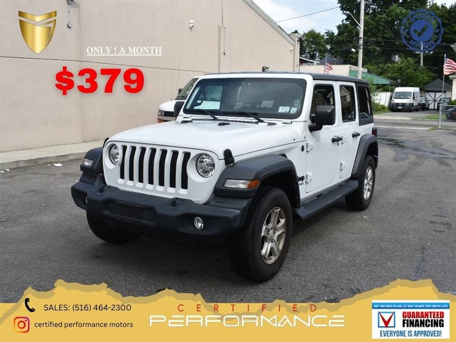 2022 Jeep Wrangler Unlimited Sport S, available for sale in Valley Stream, New York | Certified Performance Motors. Valley Stream, New York 2022 Jeep Wrangler Unlimited Sport S, available for sale in Valley Stream, New York | Certified Performance Motors. Valley Stream, New York
