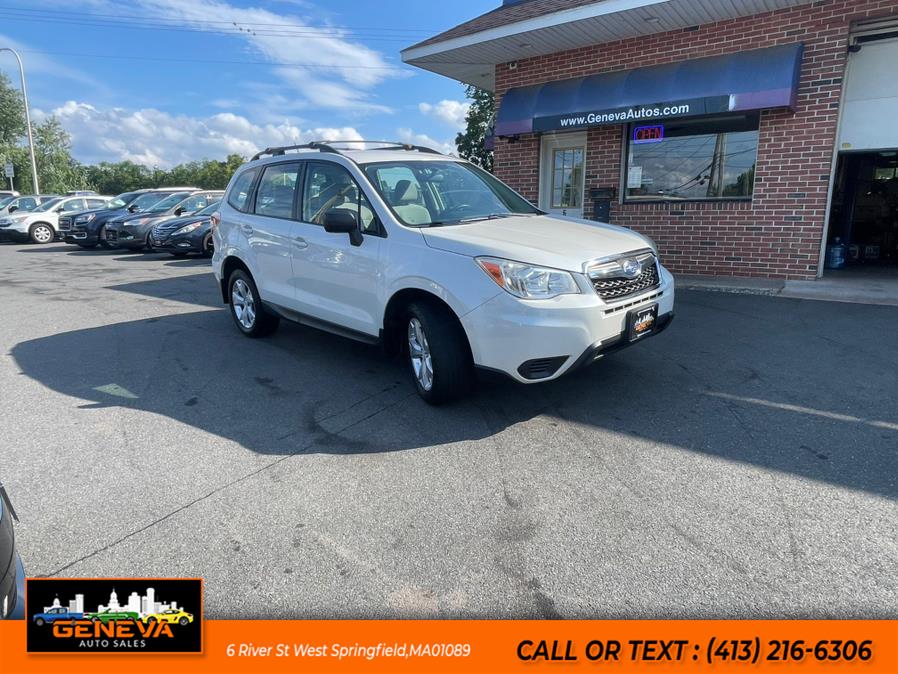 2015 Subaru Forester 4dr CVT 2.5i PZEV, available for sale in West Springfield, Massachusetts | Geneva Auto Sales LLC. West Springfield, Massachusetts 2015 Subaru Forester 4dr CVT 2.5i PZEV, available for sale in West Springfield, Massachusetts | Geneva Auto Sales LLC. West Springfield, Massachusetts