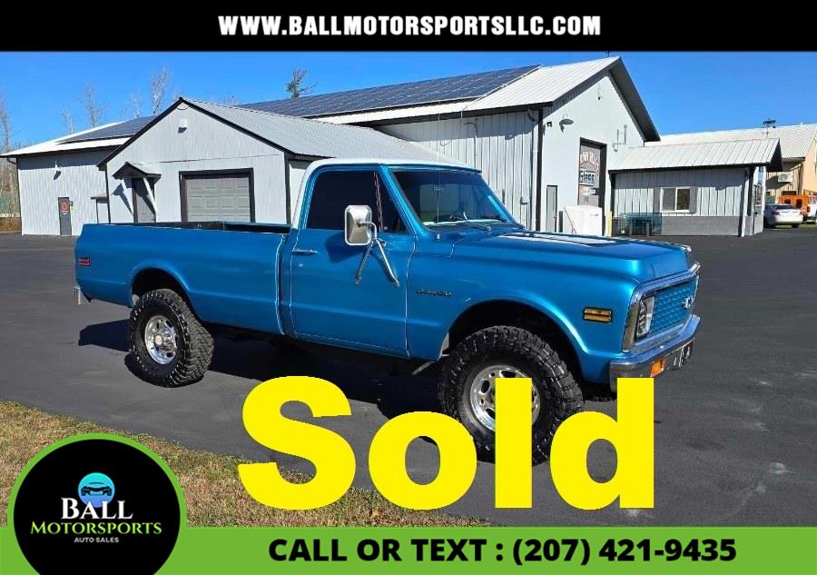 1971 Chevrolet K20 DURAMAX Swap 3/4 Ton Duramax Swap, available for sale in Brewer, Maine | Ball Motorsports LLC. Brewer, Maine 1971 Chevrolet K20 DURAMAX Swap 3/4 Ton Duramax Swap, available for sale in Brewer, Maine | Ball Motorsports LLC. Brewer, Maine