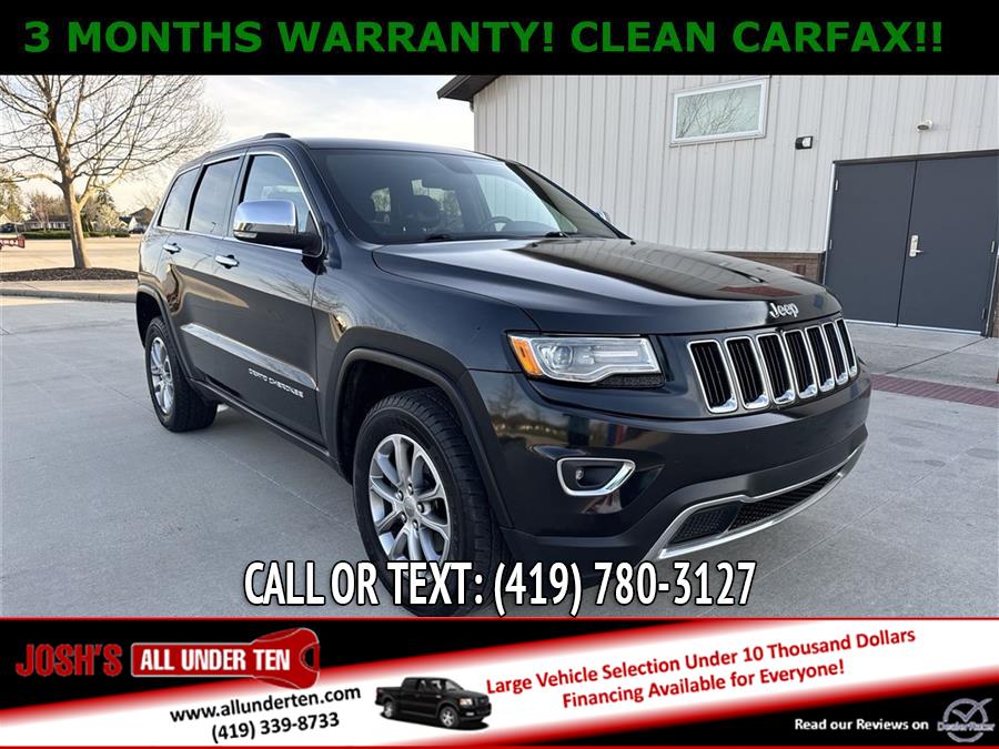 2015 Jeep Grand Cherokee Limited, available for sale in Elida, Ohio | Josh's All Under Ten LLC. Elida, Ohio 2015 Jeep Grand Cherokee Limited, available for sale in Elida, Ohio | Josh's All Under Ten LLC. Elida, Ohio
