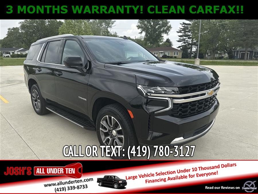 Used 2022 Chevrolet Tahoe in Elida, Ohio | Josh's All Under Ten LLC. Elida, Ohio