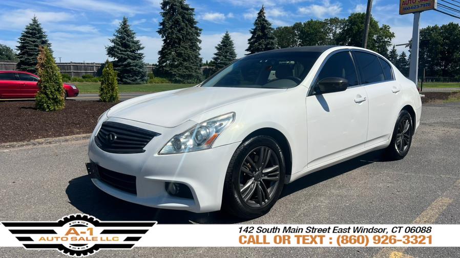 2012 Infiniti G25 Sedan 4dr x AWD, available for sale in East Windsor, Connecticut | A1 Auto Sale LLC. East Windsor, Connecticut