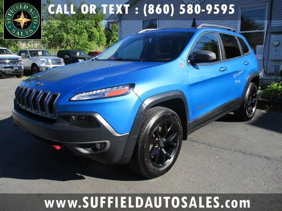 2017 Jeep Cherokee Trailhawk 4x4 *Ltd Avail*, available for sale in Suffield, Connecticut | Suffield Auto LLC. Suffield, Connecticut