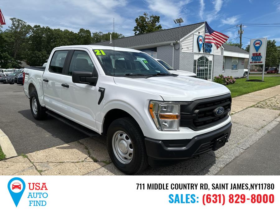 2021 Ford F-150 XL 4WD SuperCrew 5.5'' Box, available for sale in Saint James, New York | USA Auto Find. Saint James, New York