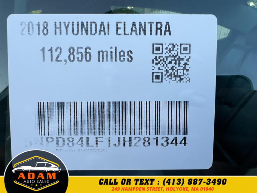 2018 Hyundai Elantra SEL 2.0L Auto (Alabama), available for sale in Holyoke, Massachusetts | Adam Auto Sales. Holyoke, Massachusetts 2018 Hyundai Elantra SEL 2.0L Auto (Alabama), available for sale in Holyoke, Massachusetts | Adam Auto Sales. Holyoke, Massachusetts