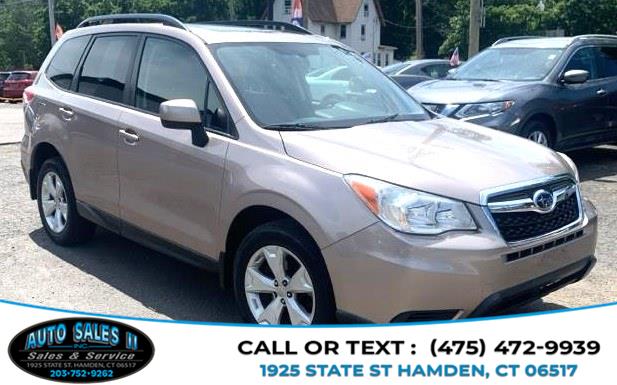 2015 Subaru Forester 4dr CVT 2.5i Premium PZEV, available for sale in Hamden, Connecticut | Auto Sales II Inc. Hamden, Connecticut 2015 Subaru Forester 4dr CVT 2.5i Premium PZEV, available for sale in Hamden, Connecticut | Auto Sales II Inc. Hamden, Connecticut