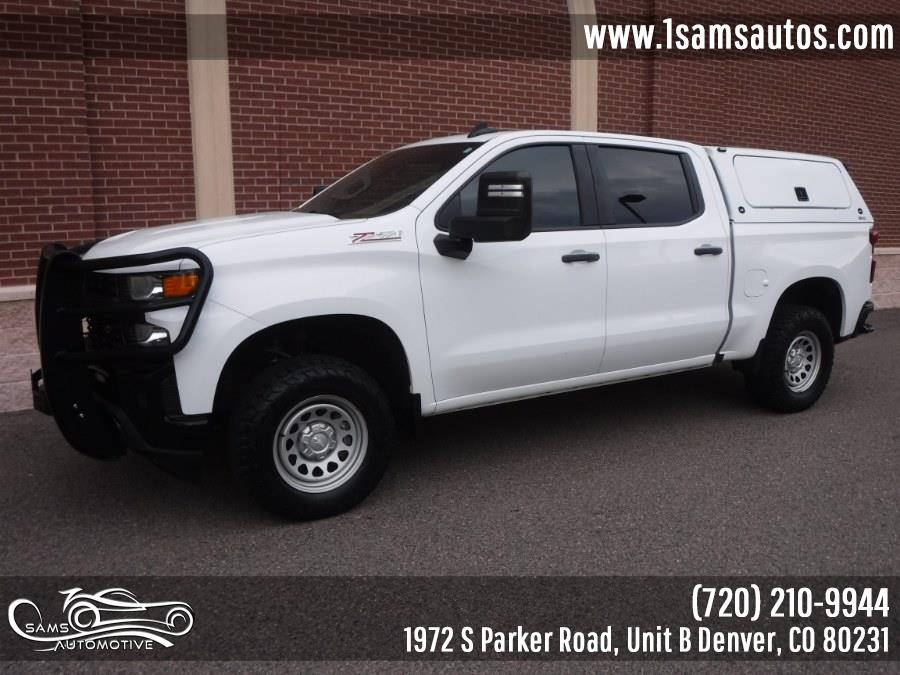 2021 Chevrolet Silverado 1500 4WD Crew Cab 147" Work Truck, available for sale in Denver, Colorado | Sam's Automotive. Denver, Colorado