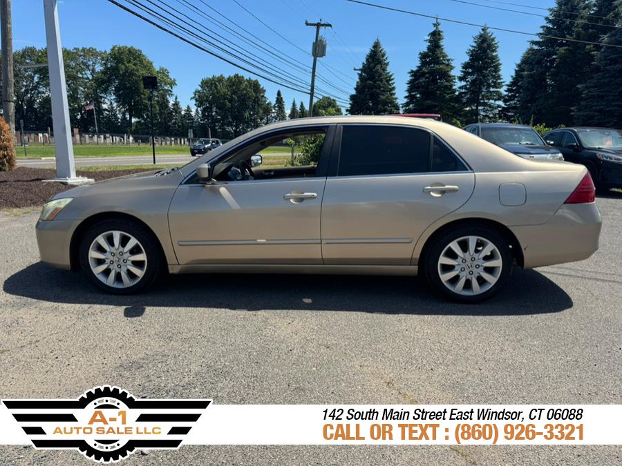2007 Honda Accord Sdn 4dr V6 AT EX-L, available for sale in East Windsor, Connecticut | A1 Auto Sale LLC. East Windsor, Connecticut