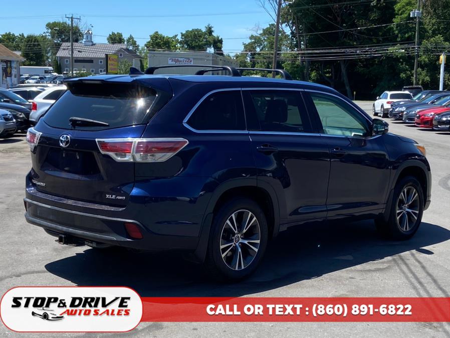 2016 Toyota Highlander AWD 4dr V6 XLE (Natl), available for sale in East Windsor, Connecticut | Stop & Drive Auto Sales. East Windsor, Connecticut 2016 Toyota Highlander AWD 4dr V6 XLE (Natl), available for sale in East Windsor, Connecticut | Stop & Drive Auto Sales. East Windsor, Connecticut