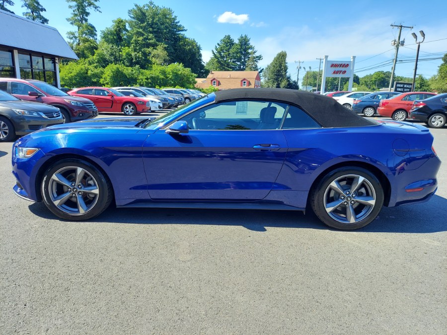 2015 Ford Mustang 2dr Conv V6, available for sale in East Windsor, Connecticut | United Auto Sales of E Windsor, Inc. East Windsor, Connecticut 2015 Ford Mustang 2dr Conv V6, available for sale in East Windsor, Connecticut | United Auto Sales of E Windsor, Inc. East Windsor, Connecticut