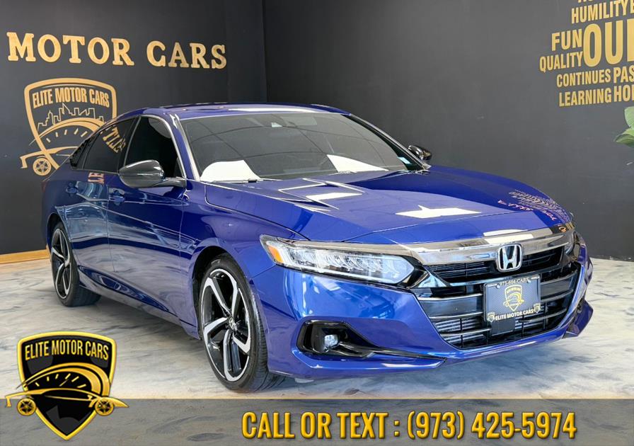2021 Honda Accord Sedan Sport 1.5T CVT, available for sale in Newark, New Jersey | Elite Motor Cars. Newark, New Jersey 2021 Honda Accord Sedan Sport 1.5T CVT, available for sale in Newark, New Jersey | Elite Motor Cars. Newark, New Jersey