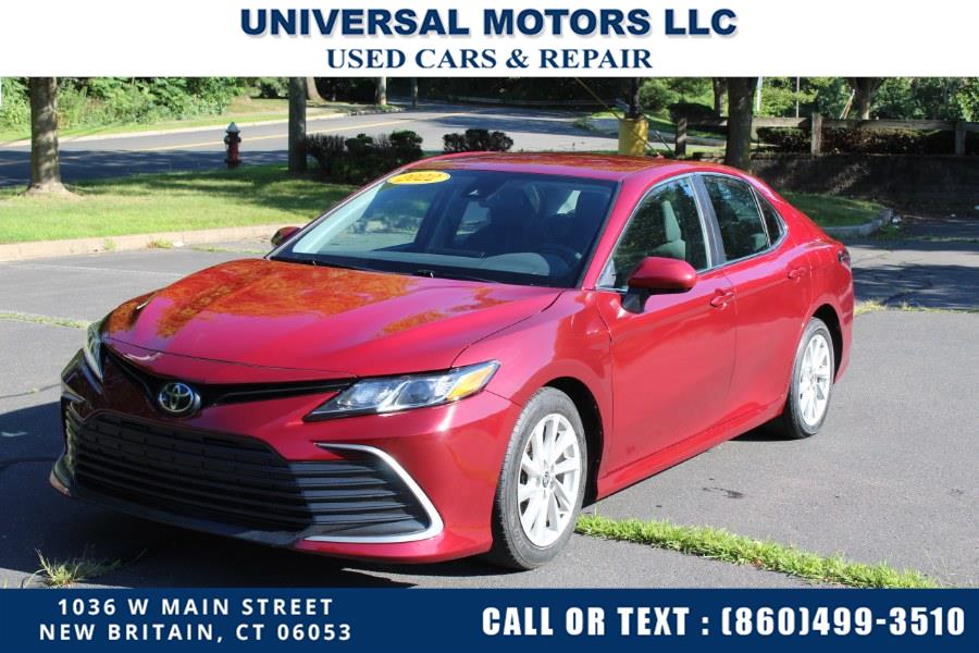 2022 Toyota Camry LE Auto (Natl), available for sale in New Britain, Connecticut | Universal Motors LLC. New Britain, Connecticut 2022 Toyota Camry LE Auto (Natl), available for sale in New Britain, Connecticut | Universal Motors LLC. New Britain, Connecticut