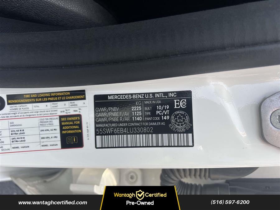 2020 Mercedes-benz C-class AMG C 43 4MATIC Sedan, available for sale in Wantagh, New York | Wantagh Certified. Wantagh, New York 2020 Mercedes-benz C-class AMG C 43 4MATIC Sedan, available for sale in Wantagh, New York | Wantagh Certified. Wantagh, New York
