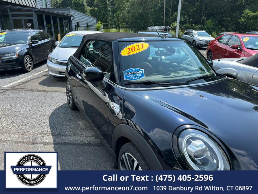 2021 MINI Convertible Cooper S FWD, available for sale in Wilton, Connecticut | Performance Motor Cars Of Connecticut LLC. Wilton, Connecticut 2021 MINI Convertible Cooper S FWD, available for sale in Wilton, Connecticut | Performance Motor Cars Of Connecticut LLC. Wilton, Connecticut