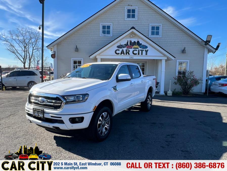 2019 Ford Ranger LARIAT 4WD SuperCrew 5'' Box, available for sale in East Windsor, Connecticut | Car City LLC. East Windsor, Connecticut 2019 Ford Ranger LARIAT 4WD SuperCrew 5'' Box, available for sale in East Windsor, Connecticut | Car City LLC. East Windsor, Connecticut