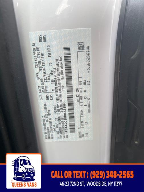 2024 Ford Transit Passenger Wagon T-350 148" Med Roof XLT RWD, available for sale in Woodside, New York | Queens Vans LLC. Woodside, New York 2024 Ford Transit Passenger Wagon T-350 148" Med Roof XLT RWD, available for sale in Woodside, New York | Queens Vans LLC. Woodside, New York