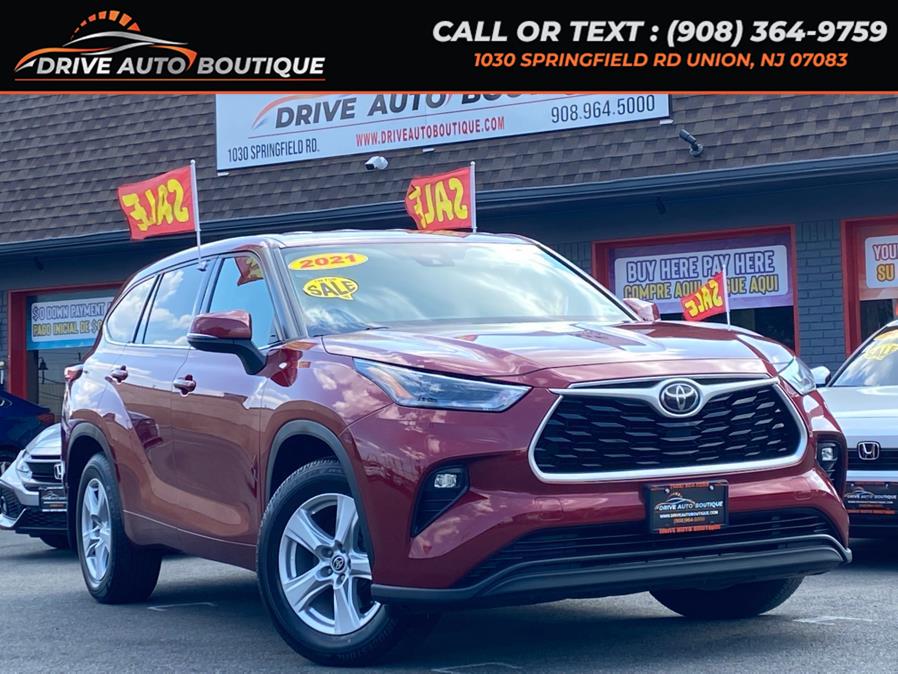 2021 Toyota Highlander LE AWD (Natl), available for sale in Union, New Jersey | Drive Auto Boutique. Union, New Jersey 2021 Toyota Highlander LE AWD (Natl), available for sale in Union, New Jersey | Drive Auto Boutique. Union, New Jersey