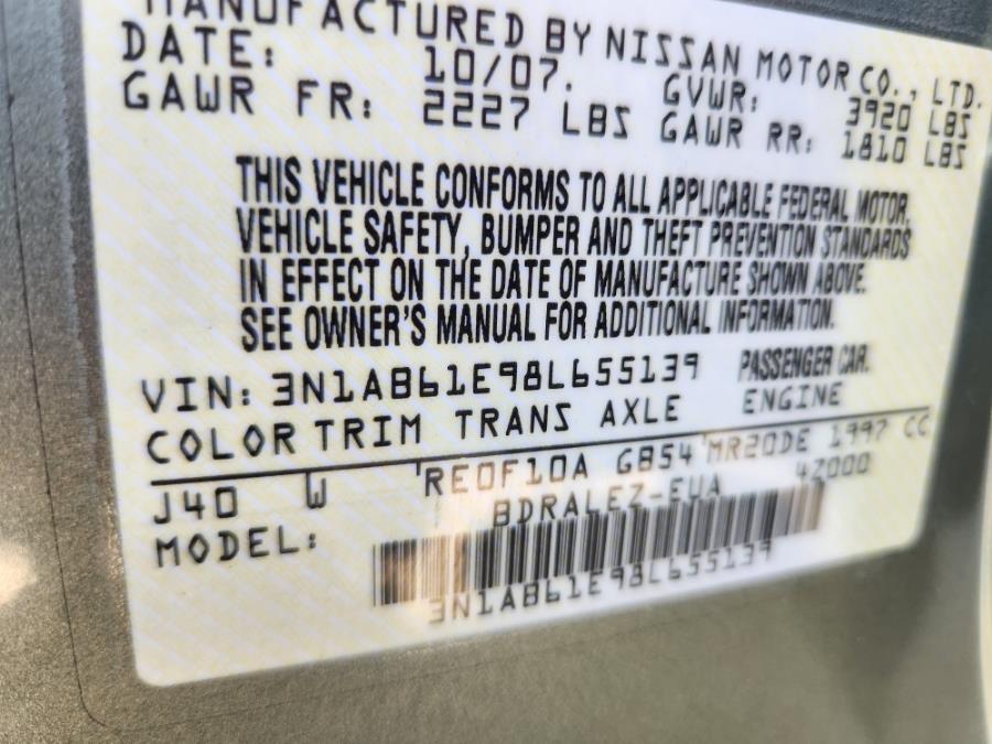 2008 Nissan Sentra 4dr Sdn I4 CVT 2.0, available for sale in West Babylon, New York | SGM Auto Sales. West Babylon, New York 2008 Nissan Sentra 4dr Sdn I4 CVT 2.0, available for sale in West Babylon, New York | SGM Auto Sales. West Babylon, New York