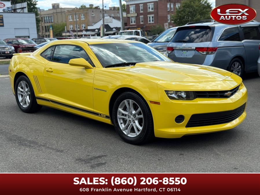 2015 Chevrolet Camaro 2dr Cpe LS w/2LS, available for sale in Hartford, Connecticut | Lex Autos LLC. Hartford, Connecticut 2015 Chevrolet Camaro 2dr Cpe LS w/2LS, available for sale in Hartford, Connecticut | Lex Autos LLC. Hartford, Connecticut