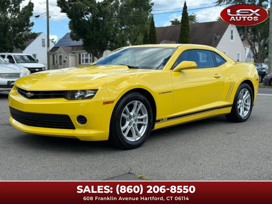 2015 Chevrolet Camaro 2dr Cpe LS w/2LS, available for sale in Hartford, Connecticut | Lex Autos LLC. Hartford, Connecticut 2015 Chevrolet Camaro 2dr Cpe LS w/2LS, available for sale in Hartford, Connecticut | Lex Autos LLC. Hartford, Connecticut