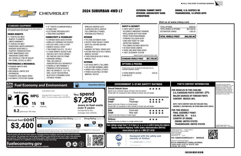 2024 Chevrolet Suburban LT 4WD, available for sale in Maple Shade, New Jersey | Car Revolution. Maple Shade, New Jersey 2024 Chevrolet Suburban LT 4WD, available for sale in Maple Shade, New Jersey | Car Revolution. Maple Shade, New Jersey