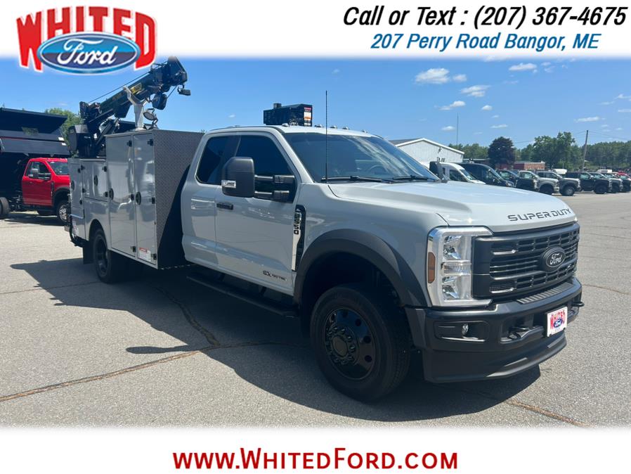 2025 Ford Super Duty F-550 DRW XL 4WD SuperCab Mechanics Crane Truck, available for sale in Bangor, Maine | Whited Ford. Bangor, Maine 2025 Ford Super Duty F-550 DRW XL 4WD SuperCab Mechanics Crane Truck, available for sale in Bangor, Maine | Whited Ford. Bangor, Maine