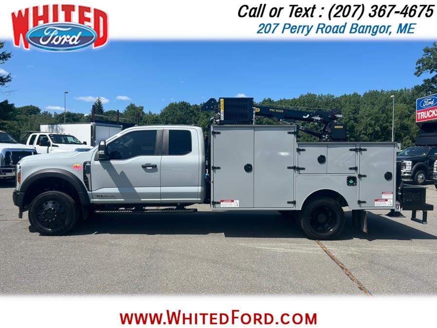 2025 Ford Super Duty F-550 DRW XL 4WD SuperCab Mechanics Crane Truck, available for sale in Bangor, Maine | Whited Ford. Bangor, Maine 2025 Ford Super Duty F-550 DRW XL 4WD SuperCab Mechanics Crane Truck, available for sale in Bangor, Maine | Whited Ford. Bangor, Maine