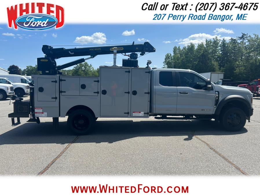2025 Ford Super Duty F-550 DRW XL 4WD SuperCab Mechanics Crane Truck, available for sale in Bangor, Maine | Whited Ford. Bangor, Maine 2025 Ford Super Duty F-550 DRW XL 4WD SuperCab Mechanics Crane Truck, available for sale in Bangor, Maine | Whited Ford. Bangor, Maine