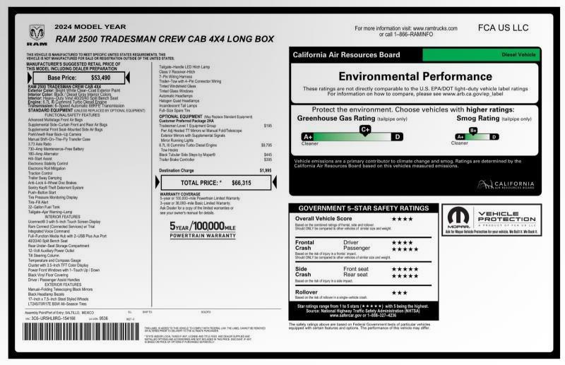 2024 Ram 2500 Crew Cab 4x4 8 Box Tradesman, available for sale in Maple Shade, New Jersey | Car Revolution. Maple Shade, New Jersey 2024 Ram 2500 Crew Cab 4x4 8 Box Tradesman, available for sale in Maple Shade, New Jersey | Car Revolution. Maple Shade, New Jersey