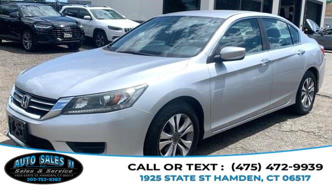 2013 Honda Accord Sdn 4dr I4 CVT LX, available for sale in Hamden, Connecticut | Auto Sales II Inc. Hamden, Connecticut 2013 Honda Accord Sdn 4dr I4 CVT LX, available for sale in Hamden, Connecticut | Auto Sales II Inc. Hamden, Connecticut
