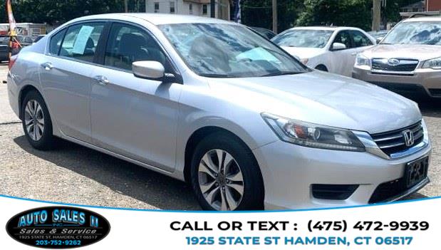 2013 Honda Accord Sdn 4dr I4 CVT LX, available for sale in Hamden, Connecticut | Auto Sales II Inc. Hamden, Connecticut 2013 Honda Accord Sdn 4dr I4 CVT LX, available for sale in Hamden, Connecticut | Auto Sales II Inc. Hamden, Connecticut