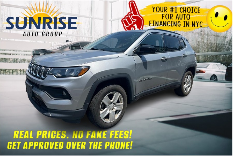 2022 Jeep Compass Latitude 4x4 ONE OWNER!! CLEAN CARFAX!!!, available for sale in Rosedale, New York | Sunrise Auto Sales. Rosedale, New York 2022 Jeep Compass Latitude 4x4 ONE OWNER!! CLEAN CARFAX!!!, available for sale in Rosedale, New York | Sunrise Auto Sales. Rosedale, New York