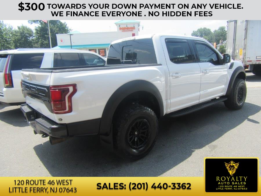 2018 Ford F-150 Raptor 4WD SuperCrew 5.5'' Box, available for sale in Little Ferry, New Jersey | Royalty Auto Sales. Little Ferry, New Jersey 2018 Ford F-150 Raptor 4WD SuperCrew 5.5'' Box, available for sale in Little Ferry, New Jersey | Royalty Auto Sales. Little Ferry, New Jersey