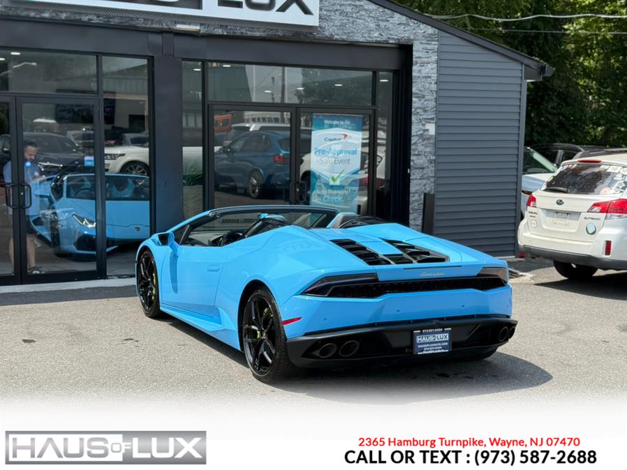 2017 Lamborghini Huracan Spyder, available for sale in Wayne, New Jersey | Haus of Lux. Wayne, New Jersey 2017 Lamborghini Huracan Spyder, available for sale in Wayne, New Jersey | Haus of Lux. Wayne, New Jersey