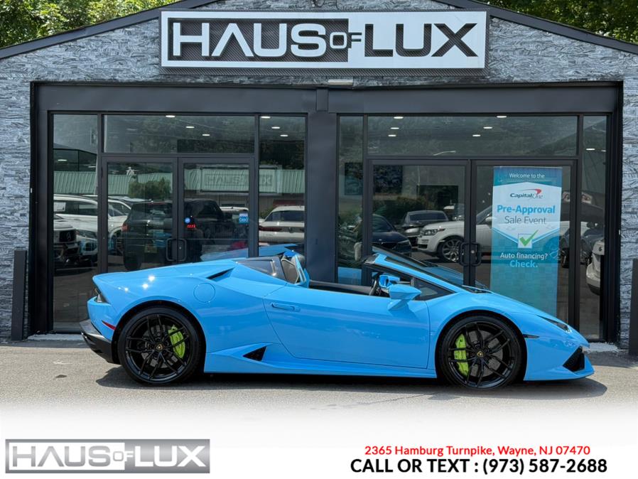 2017 Lamborghini Huracan Spyder, available for sale in Wayne, New Jersey | Haus of Lux. Wayne, New Jersey 2017 Lamborghini Huracan Spyder, available for sale in Wayne, New Jersey | Haus of Lux. Wayne, New Jersey