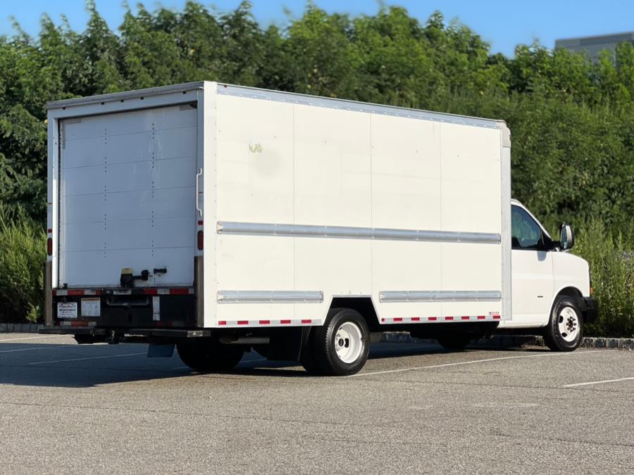 2018 GMC Savana Commercial Cutaway 3500 Box Truck 177" 16ft Morgan Dry Box/RollOut Ramp/TowHitch Receiver, available for sale in Paterson, New Jersey | Speedway Commercial Motors LLC. Paterson, New Jersey 2018 GMC Savana Commercial Cutaway 3500 Box Truck 177" 16ft Morgan Dry Box/RollOut Ramp/TowHitch Receiver, available for sale in Paterson, New Jersey | Speedway Commercial Motors LLC. Paterson, New Jersey