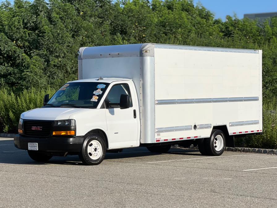 2018 GMC Savana Commercial Cutaway 3500 Box Truck 177" 16ft Morgan Dry Box/RollOut Ramp/TowHitch Receiver, available for sale in Paterson, New Jersey | Speedway Commercial Motors LLC. Paterson, New Jersey 2018 GMC Savana Commercial Cutaway 3500 Box Truck 177" 16ft Morgan Dry Box/RollOut Ramp/TowHitch Receiver, available for sale in Paterson, New Jersey | Speedway Commercial Motors LLC. Paterson, New Jersey