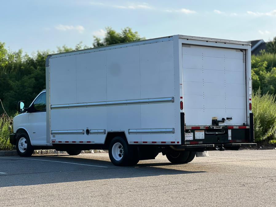 2018 GMC Savana Commercial Cutaway 3500 Box Truck 177" 16ft Morgan Dry Box/RollOut Ramp/TowHitch Receiver, available for sale in Paterson, New Jersey | Speedway Commercial Motors LLC. Paterson, New Jersey 2018 GMC Savana Commercial Cutaway 3500 Box Truck 177" 16ft Morgan Dry Box/RollOut Ramp/TowHitch Receiver, available for sale in Paterson, New Jersey | Speedway Commercial Motors LLC. Paterson, New Jersey