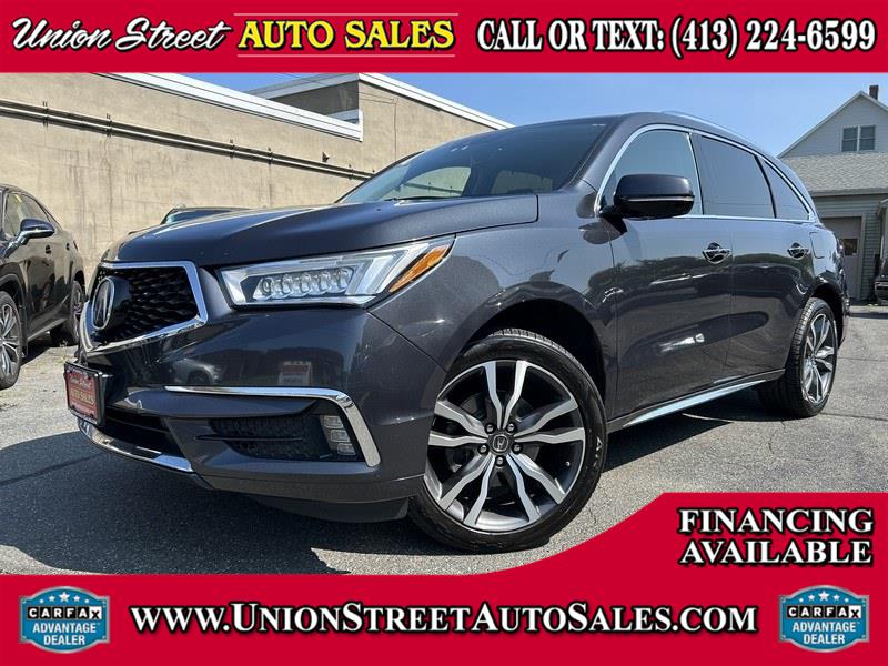 2019 Acura MDX SH-AWD w/Advance Pkg, available for sale in West Springfield, Massachusetts | Union Street Auto Sales. West Springfield, Massachusetts 2019 Acura MDX SH-AWD w/Advance Pkg, available for sale in West Springfield, Massachusetts | Union Street Auto Sales. West Springfield, Massachusetts