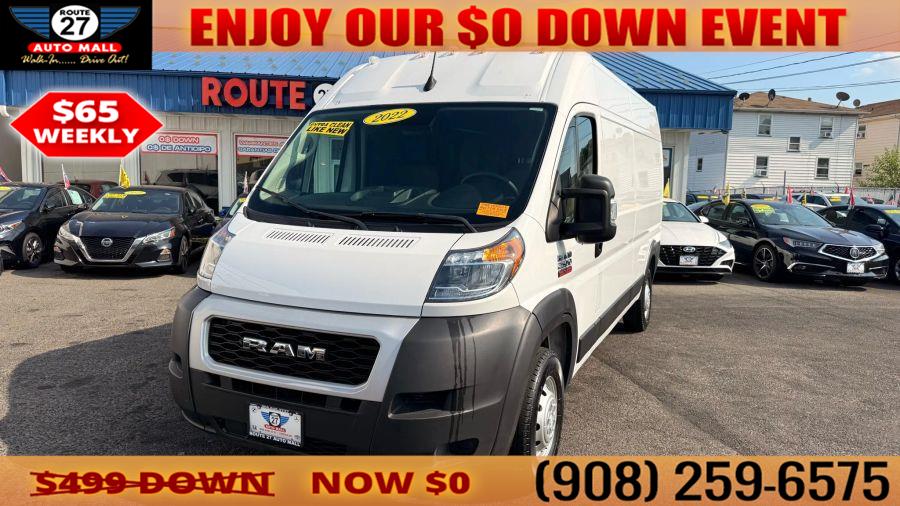 2022 Ram Promaster Cargo Van 2500 High Roof Van 3D, available for sale in Linden, New Jersey | Route 27 Auto Mall. Linden, New Jersey 2022 Ram Promaster Cargo Van 2500 High Roof Van 3D, available for sale in Linden, New Jersey | Route 27 Auto Mall. Linden, New Jersey