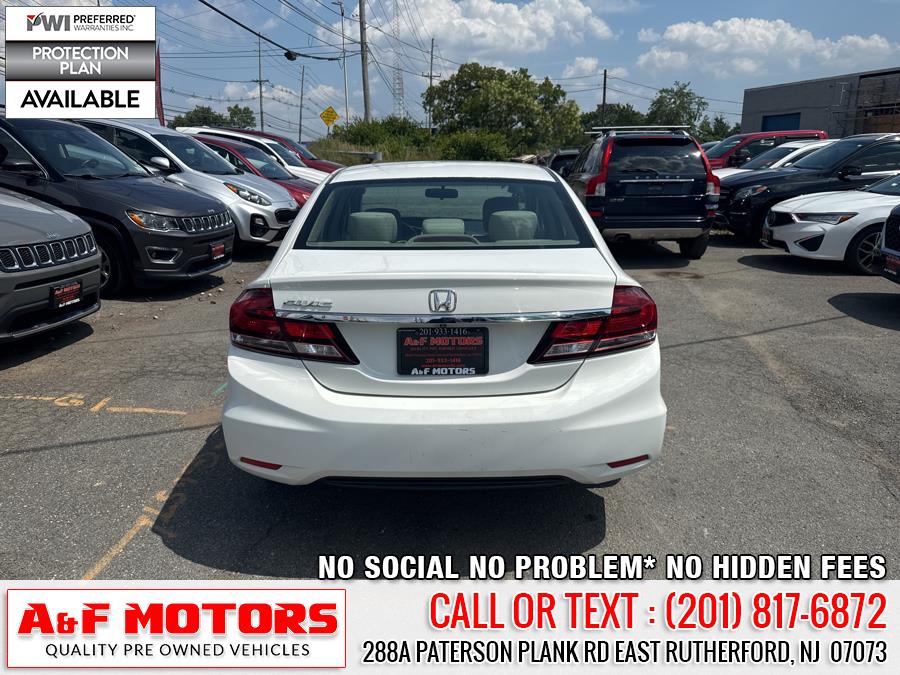 2014 Honda Civic Sedan 4dr CVT EX, available for sale in East Rutherford, New Jersey | A&F Motors LLC. East Rutherford, New Jersey 2014 Honda Civic Sedan 4dr CVT EX, available for sale in East Rutherford, New Jersey | A&F Motors LLC. East Rutherford, New Jersey