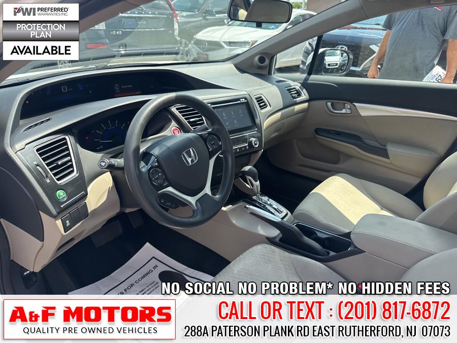 2014 Honda Civic Sedan 4dr CVT EX, available for sale in East Rutherford, New Jersey | A&F Motors LLC. East Rutherford, New Jersey 2014 Honda Civic Sedan 4dr CVT EX, available for sale in East Rutherford, New Jersey | A&F Motors LLC. East Rutherford, New Jersey