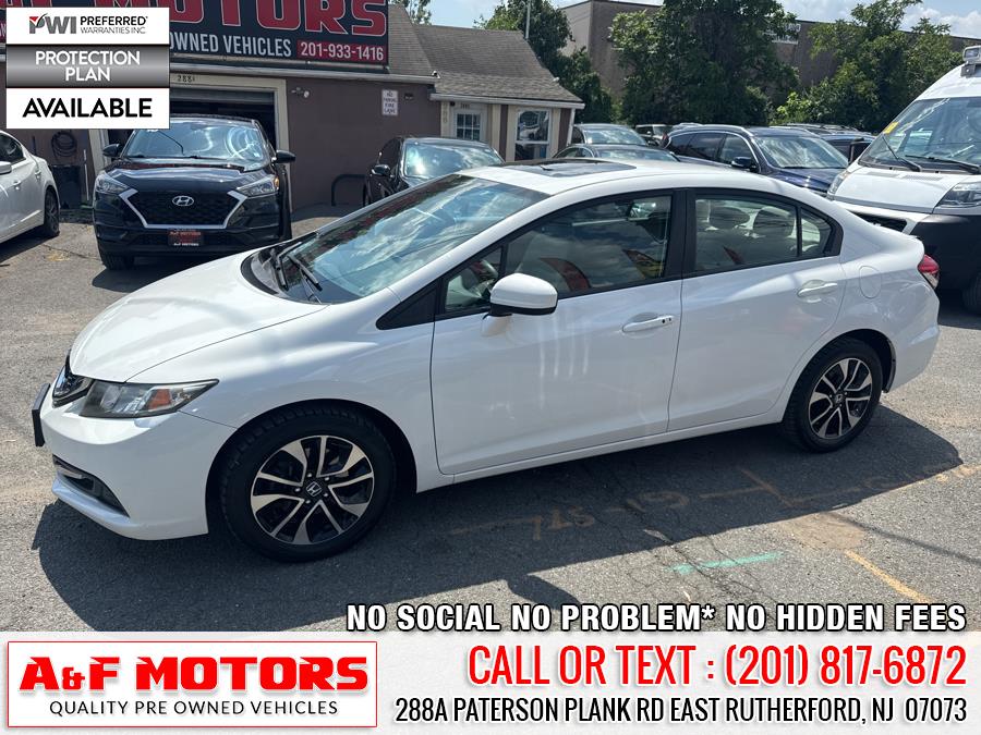 2014 Honda Civic Sedan 4dr CVT EX, available for sale in East Rutherford, New Jersey | A&F Motors LLC. East Rutherford, New Jersey 2014 Honda Civic Sedan 4dr CVT EX, available for sale in East Rutherford, New Jersey | A&F Motors LLC. East Rutherford, New Jersey